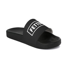 Load image into Gallery viewer, Fetterman Uniform Logo Slides | Men’s Black Everyday Sandals