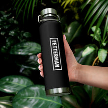 Load image into Gallery viewer, Fetterman Logo 22 oz Insulated Water Bottle | Vacuum Stainless Steel Bottle