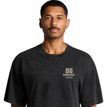 Load image into Gallery viewer, An OG Democrat Heavyweight Stone Wash Tee | Black