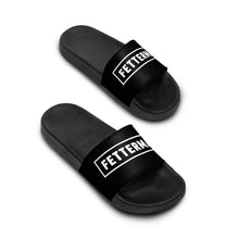 Load image into Gallery viewer, Fetterman Uniform Logo Slides | Men’s Black Everyday Sandals