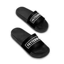 Load image into Gallery viewer, Fetterman Uniform Logo Slides | Women’s Black Everyday Sandals