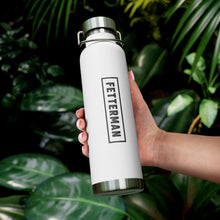 Load image into Gallery viewer, Fetterman Logo 22 oz Insulated Water Bottle | Vacuum Stainless Steel Bottle
