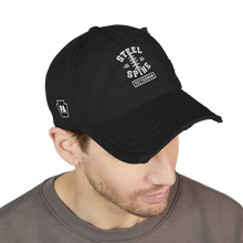 Load image into Gallery viewer, Fetterman “Steel Spine” Embroidered Distressed Cap | Pennsylvania Hat