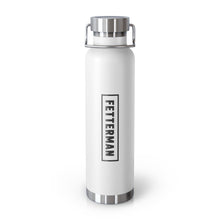 Load image into Gallery viewer, Fetterman Logo 22 oz Insulated Water Bottle | Vacuum Stainless Steel Bottle
