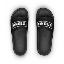 Load image into Gallery viewer, Fetterman Uniform Logo Slides | Women’s Black Everyday Sandals
