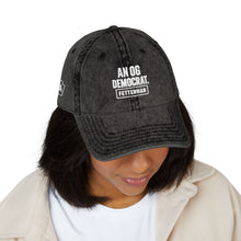 Load image into Gallery viewer, Fetterman “An OG Democrat” Vintage Embroidered Cap | Pennsylvania Hat
