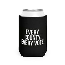 Load image into Gallery viewer, Fetterman “Every County. Every Vote.” Can Cooler | Black Neoprene Koozie
