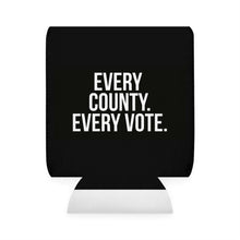 Load image into Gallery viewer, Fetterman “Every County. Every Vote.” Can Cooler | Black Neoprene Koozie
