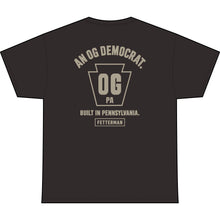Load image into Gallery viewer, An OG Democrat Heavyweight Stone Wash Tee | Black
