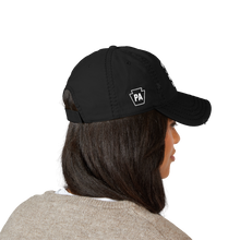 Load image into Gallery viewer, Fetterman “Steel Spine” Embroidered Distressed Cap | Pennsylvania Hat
